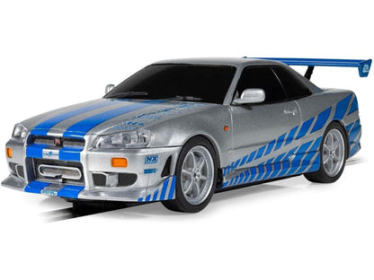 Fast and Furious Coffret 25 Ans Supra vs R34 Circuit Scalextric à l'échelle 1:32