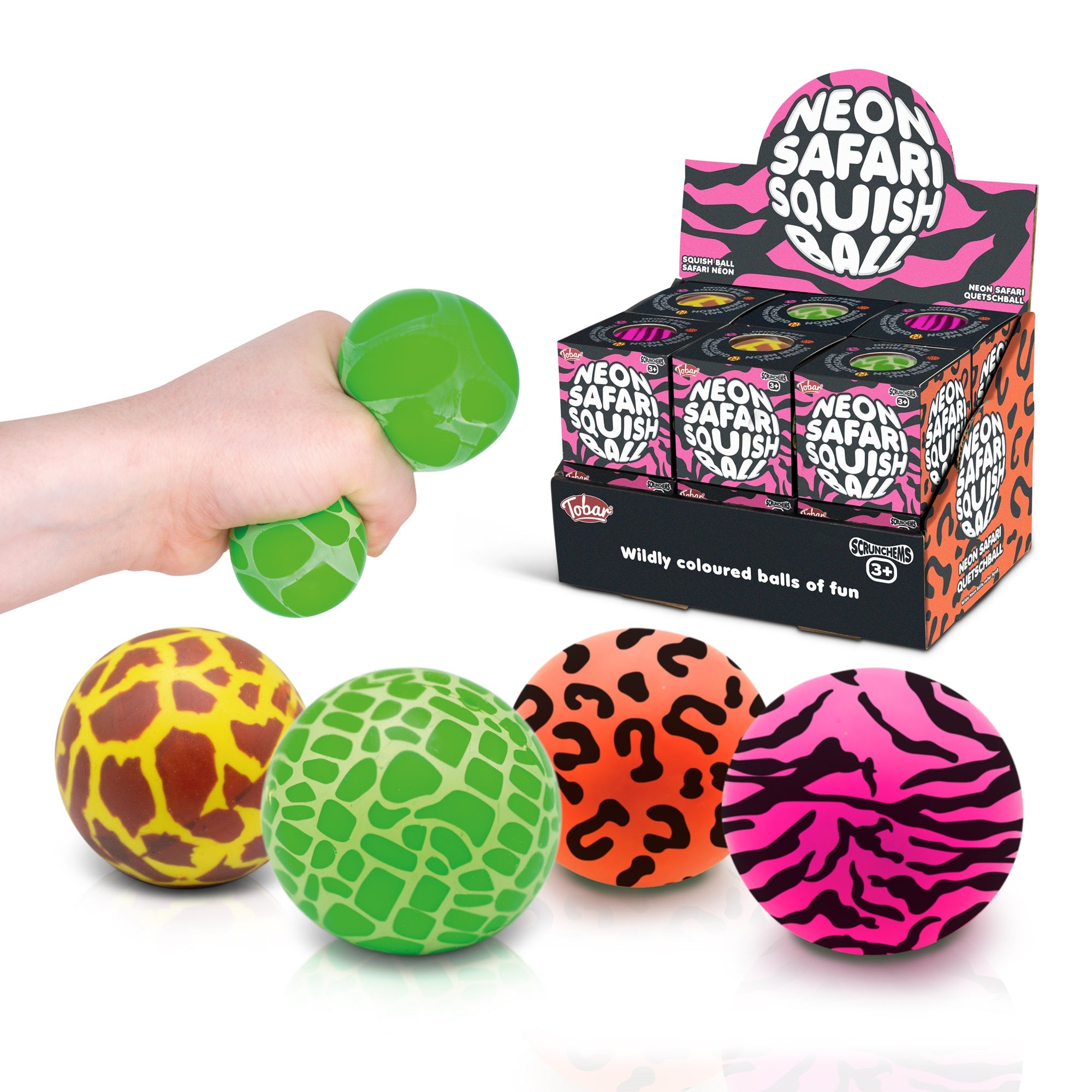 Scrunchems Neon Safari Squish Ball-Diecast Model Centre-Diecast Model Centre