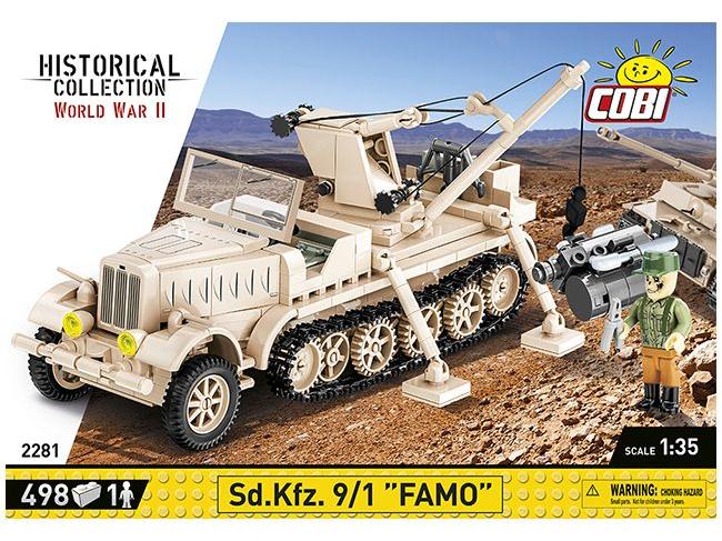 SD.KFZ.9/1 Famo Half-Track WWII (502 pcs) Cobi Brick Build Kit-Cobi-Diecast Model Centre