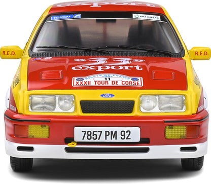 Ford Sierra Cosworth #11 Auriol/Occelli Tour De Corse 1987 Modèle réduit Solido 1:18