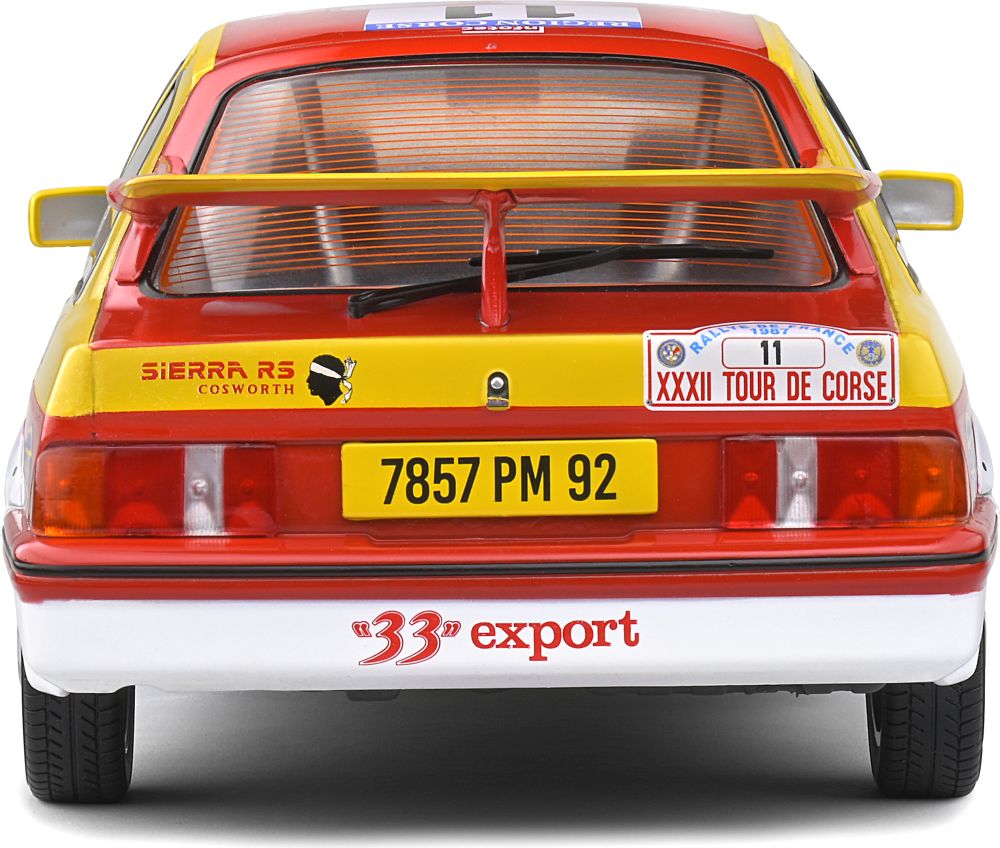 Ford Sierra Cosworth #11 Auriol/Occelli Tour De Corse 1987 Modèle réduit Solido 1:18