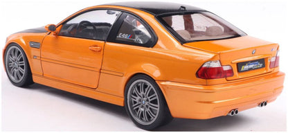 BMW E46 M3 Coupe Solido Works Orange 2000 1:18 Scale Solido Diecast Model Car