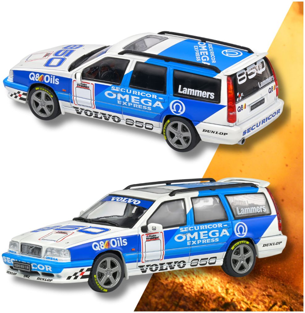 Volvo 850 T5-R Tribute 1995 white - 1:43 Scale Model Car