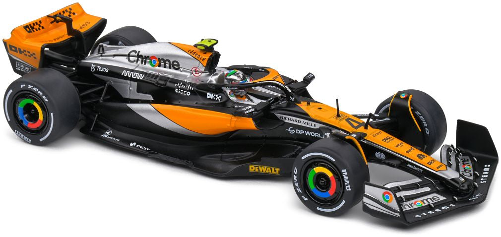 McLaren F1 Team MCL60 #4 2nd F1 British GP 2023 Lando Norris - 1:43 Scale Model Car