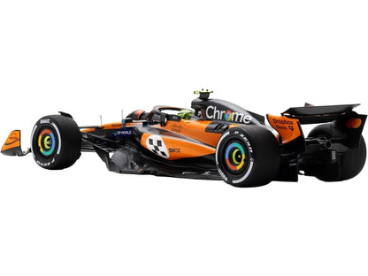 McLaren MCL39 #4 Winner F1 Monaco GP 2025 Lando Norris 1:18 Scale Resin Car – Spark