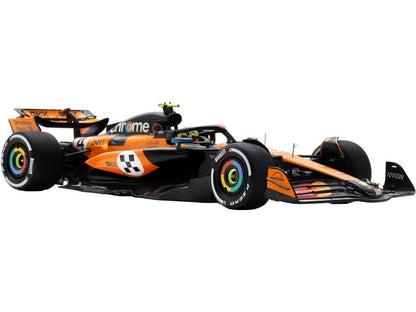 McLaren MCL39 #4 Winner F1 Monaco GP 2025 Lando Norris 1:18 Scale Resin Car – Spark