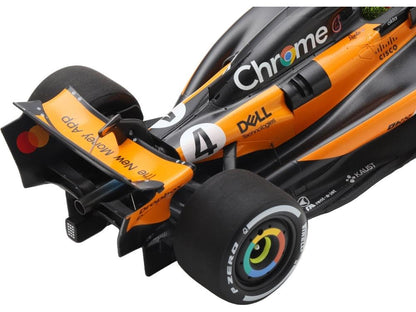 McLaren MCL39 #4 Winner F1 Monaco GP 2025 Lando Norris 1:18 Scale Resin Car – Spark