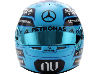 Casco de resina Spark réplica del casco de George Russell de F1 2026 a escala 1:5