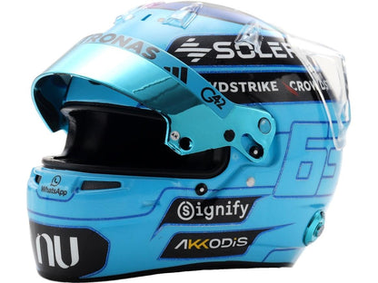 Casco de resina Spark réplica del casco de George Russell de F1 2026 a escala 1:5