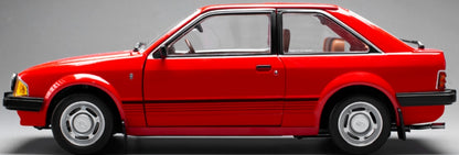 Ford Escort Mk3 Ghia 1981 Rot LHD Modellauto 1:18 Sun Star Diecast
