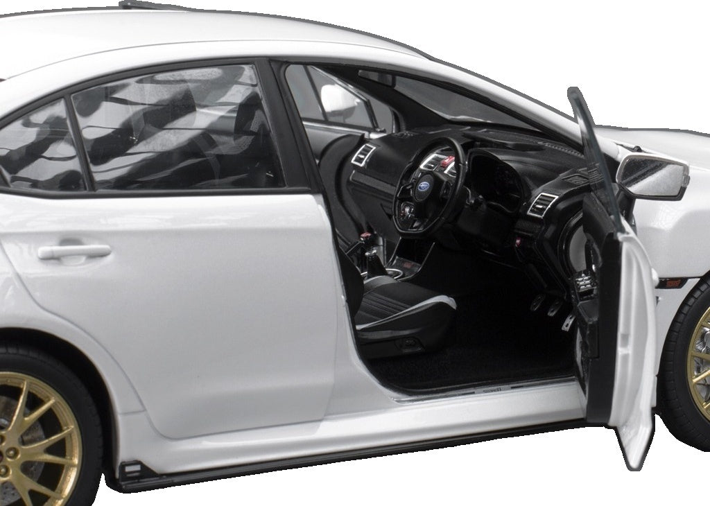 Subaru WRX STi EJ20 Final Edition WB Crystal White Pearl 1:18 Scale Diecast Model Car – Sun Star