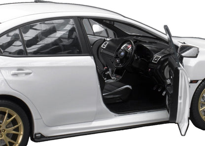 Subaru WRX STi EJ20 Final Edition WB Crystal White Pearl 1:18 Scale Diecast Model Car – Sun Star