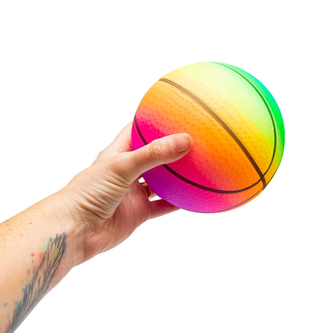 Inflated Rainbow Ball