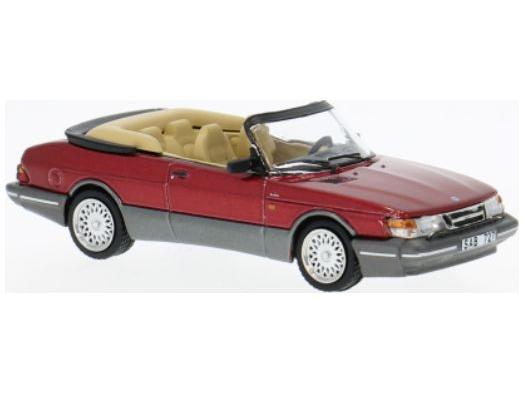 Saab 900 Turbo Cabriolet Red 1:64 Scale Tarmac Works Diecast Model Car-Tarmac Works-Diecast Model Centre