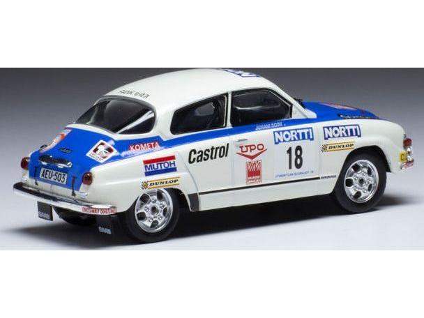 Saab 96 V4 #18 1000 Lakes Rally 1976 J.Vilkas/J.Soini 1:43 Scale IXO Diecast Model Car-IXO-Diecast Model Centre