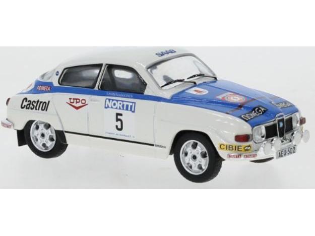 Saab 96 V4 #5 1000 Lakes Rally 1976 S.Lampinen/S.Markkanen 1:43 Scale IXO Diecast Model Car-IXO-Diecast Model Centre