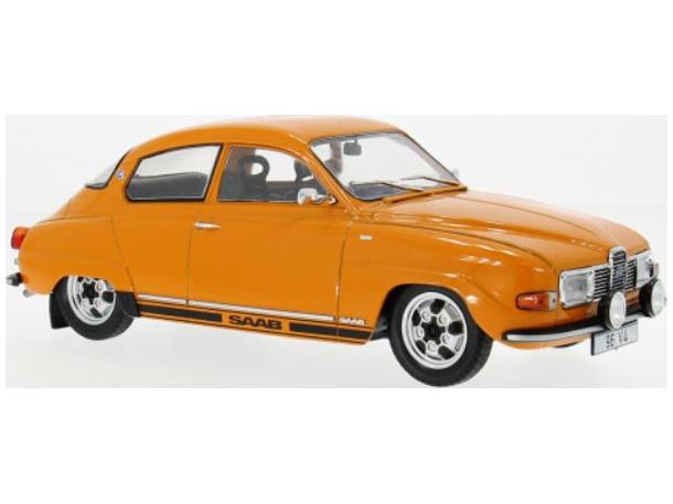 Saab 96 V4 Orange 1970 1:18 Scale Model Car Group Diecast Model Car-Model Car Group-Diecast Model Centre
