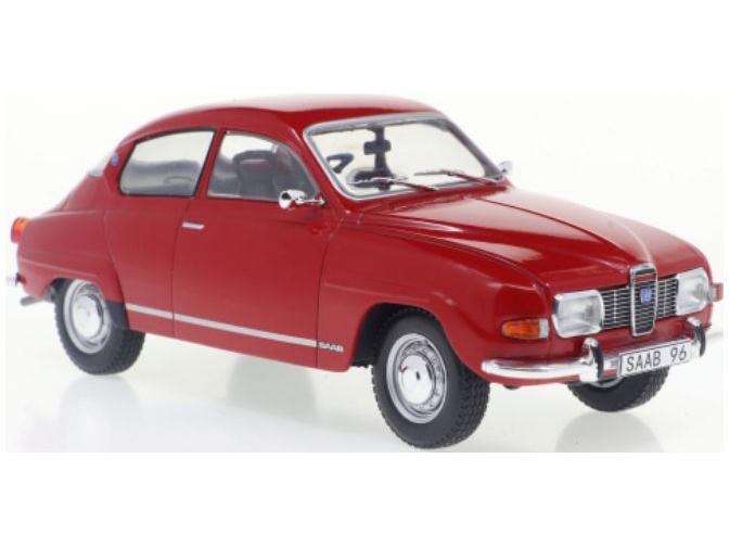 Saab 96 V4 Red 1970 1:24 Scale Diecast Model Car – WhiteBox-WhiteBox-Diecast Model Centre