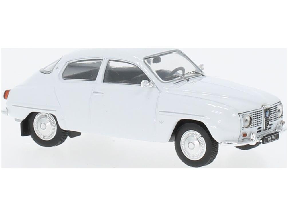 Saab 96 V4 White 1:43 Scale IXO Diecast Model Car-IXO-Diecast Model Centre