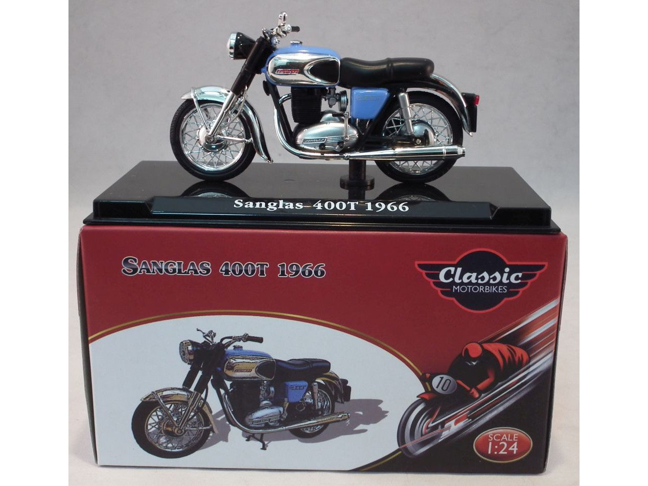 Sanglas 400T 1966 - 1:24 Scale Diecast Model Motorcycle-Unbranded-Diecast Model Centre