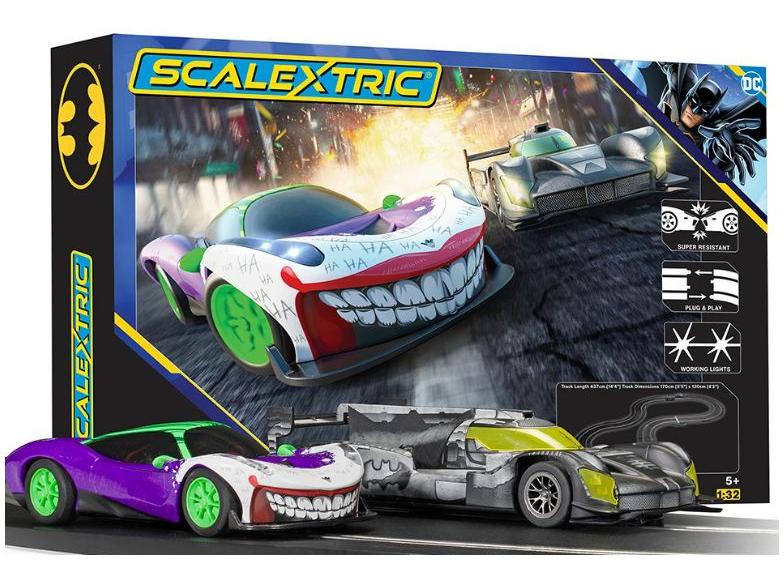 Scalextric Batman Vs The Joker - The Battle of Arkham Standard Analogue Set 1:32 Scale-Scalextric-Diecast Model Centre