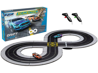 Scalextric Drift 360 Race Set Standard Analogue Set 1:32 Scale-Scalextric-Diecast Model Centre