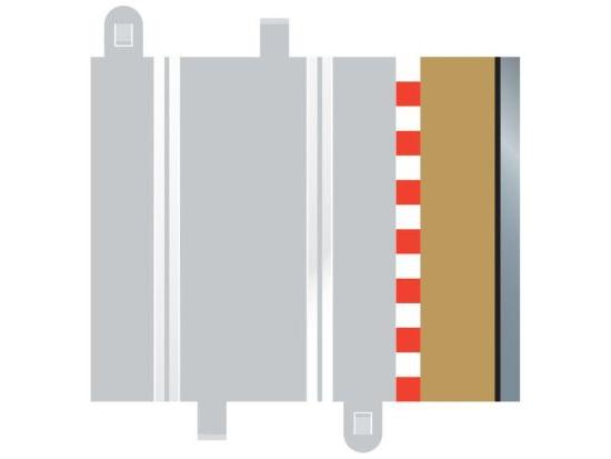 Scalextric Half Straight Borders 175mm x 4-Scalextric-Diecast Model Centre