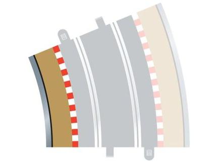 Scalextric Radius 4 Curve Inner Borders 22.5 x 4-Scalextric-Diecast Model Centre