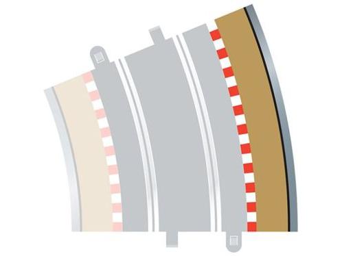 Scalextric Radius 4 Curve Outer Borders 22.5 x 4-Scalextric-Diecast Model Centre