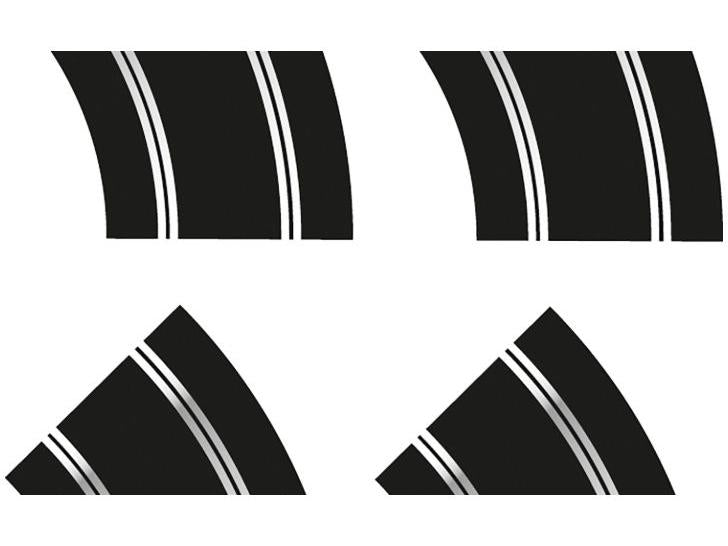 Scalextric Standard Straight and R2 Curve Track Extension Pack-Scalextric-Diecast Model Centre