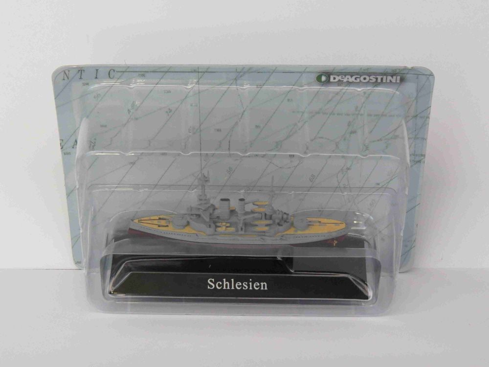 Schlesien Battleship 1906 1:1250 Scale Unbranded Diecast Model-Unbranded-Diecast Model Centre