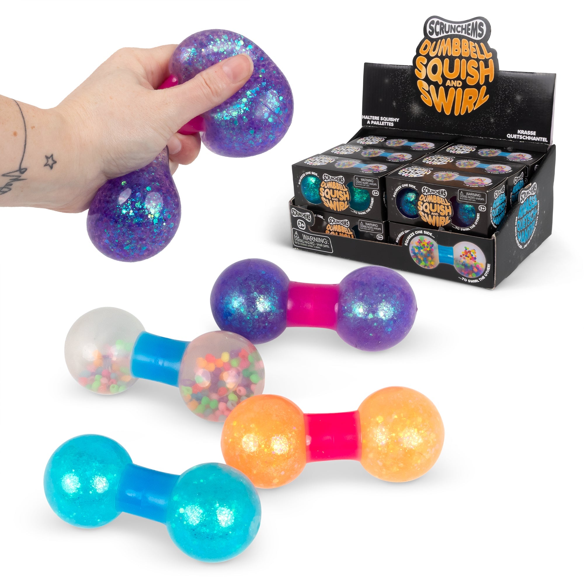 Scrunchems Dumbell Squish And Swirl-Diecast Model Centre-Diecast Model Centre