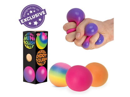 Scrunchems Mixed Diddy Squish Balls - 3Pk-Diecast Model Centre-Diecast Model Centre
