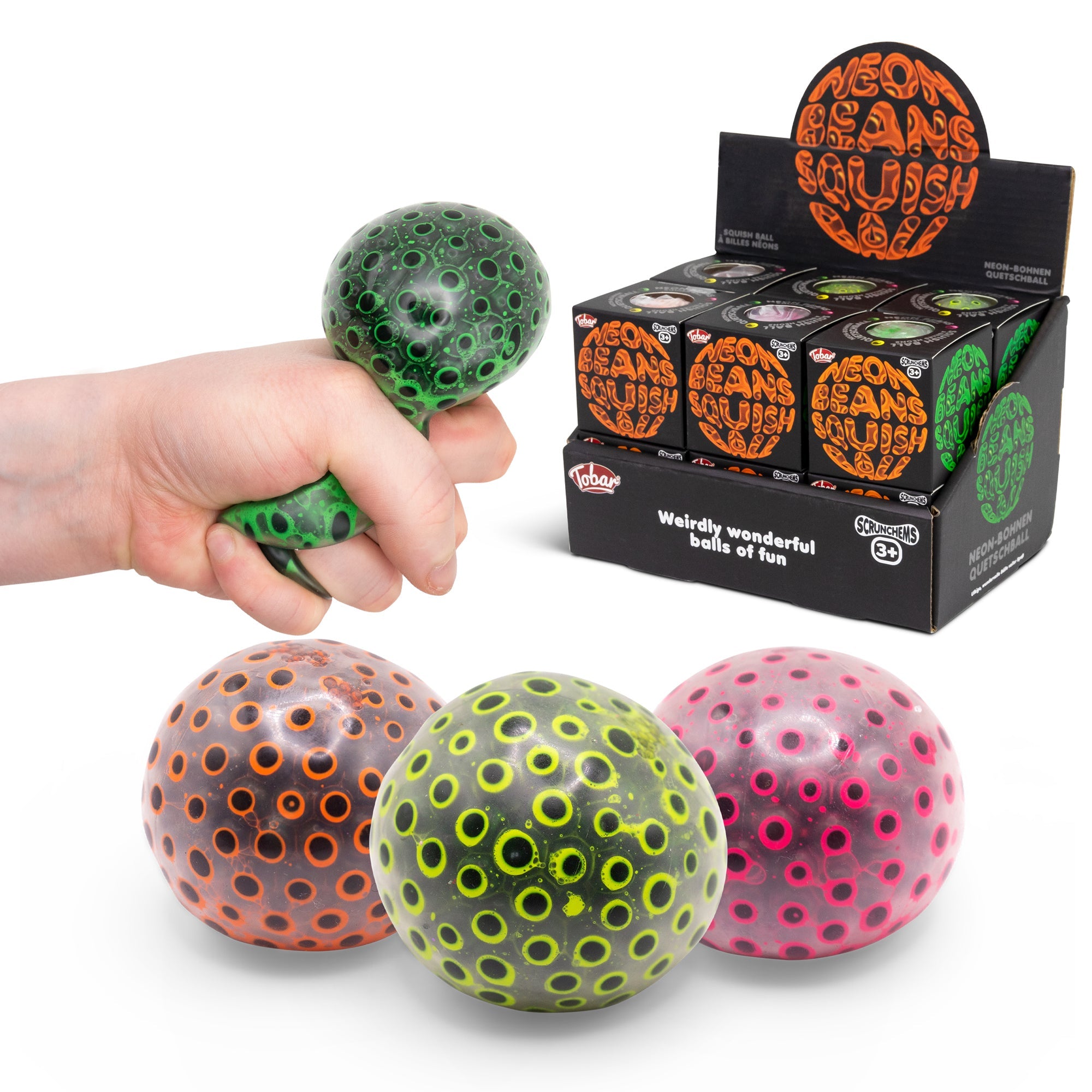 Scrunchems Neon Beans Squish Ball-Diecast Model Centre-Diecast Model Centre