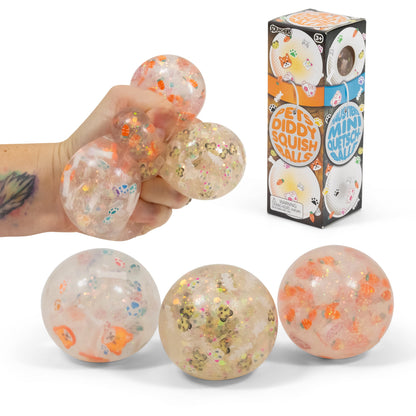 Scrunchems Pets Diddy Squish Ball - 3Pk-Diecast Model Centre-Diecast Model Centre