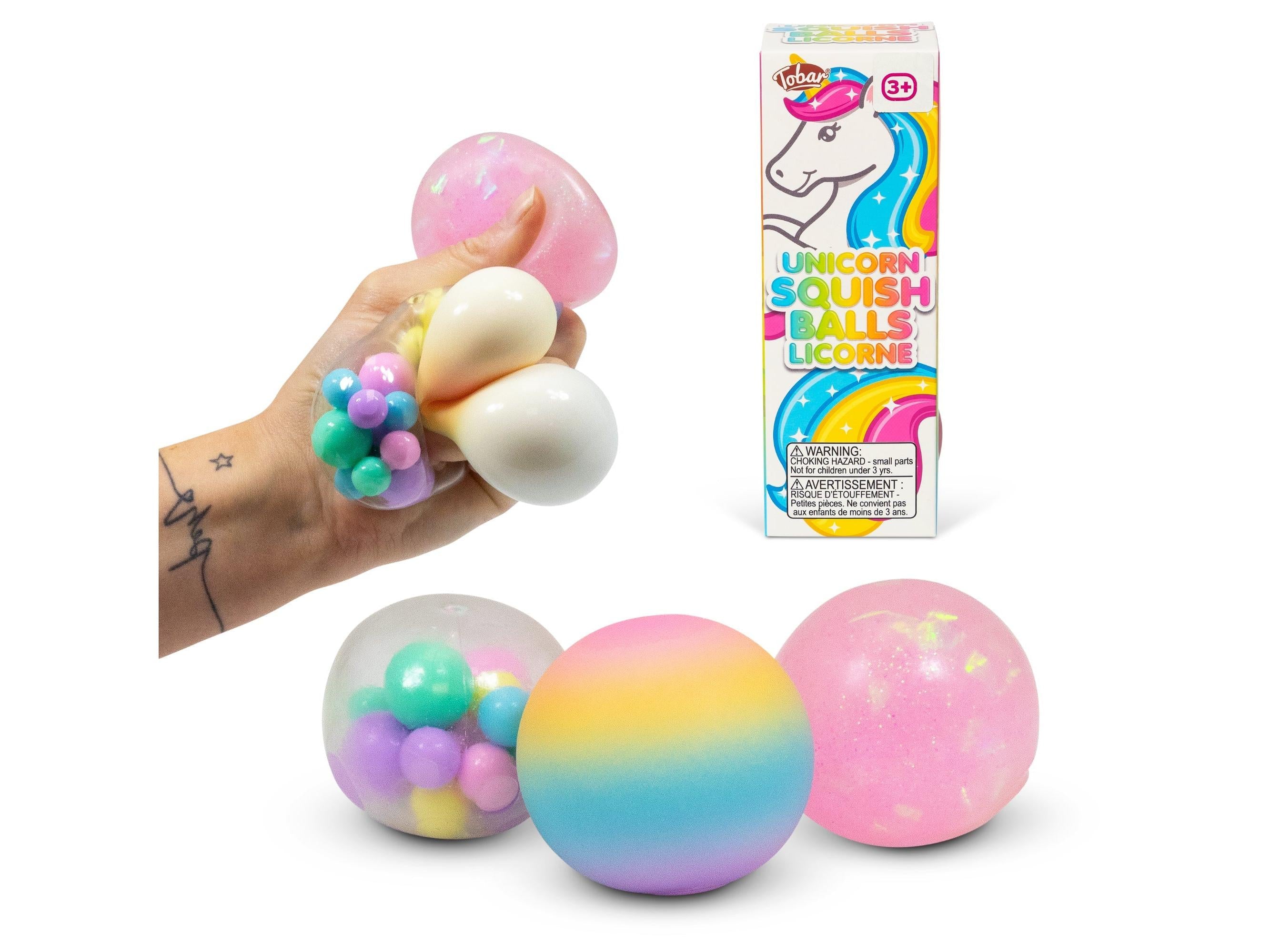 Scrunchems Unicorn 3Pk Diddy Squish Balls-Diecast Model Centre-Diecast Model Centre