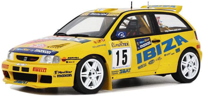 Seat Ibiza Kit Car H.Rovanpera Rallye Monte Carlo 1998 1:18 Scale OttOmobile Resin Model-OttOmobile-Diecast Model Centre
