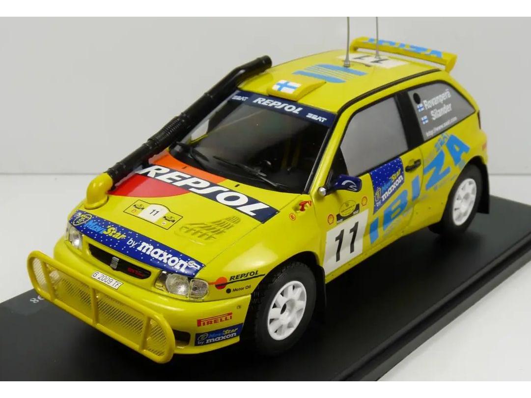 Seat Ibiza Kit Car Harri Rovanpera 1998 1:24 Scale Diecast Model-Unbranded-Diecast Model Centre