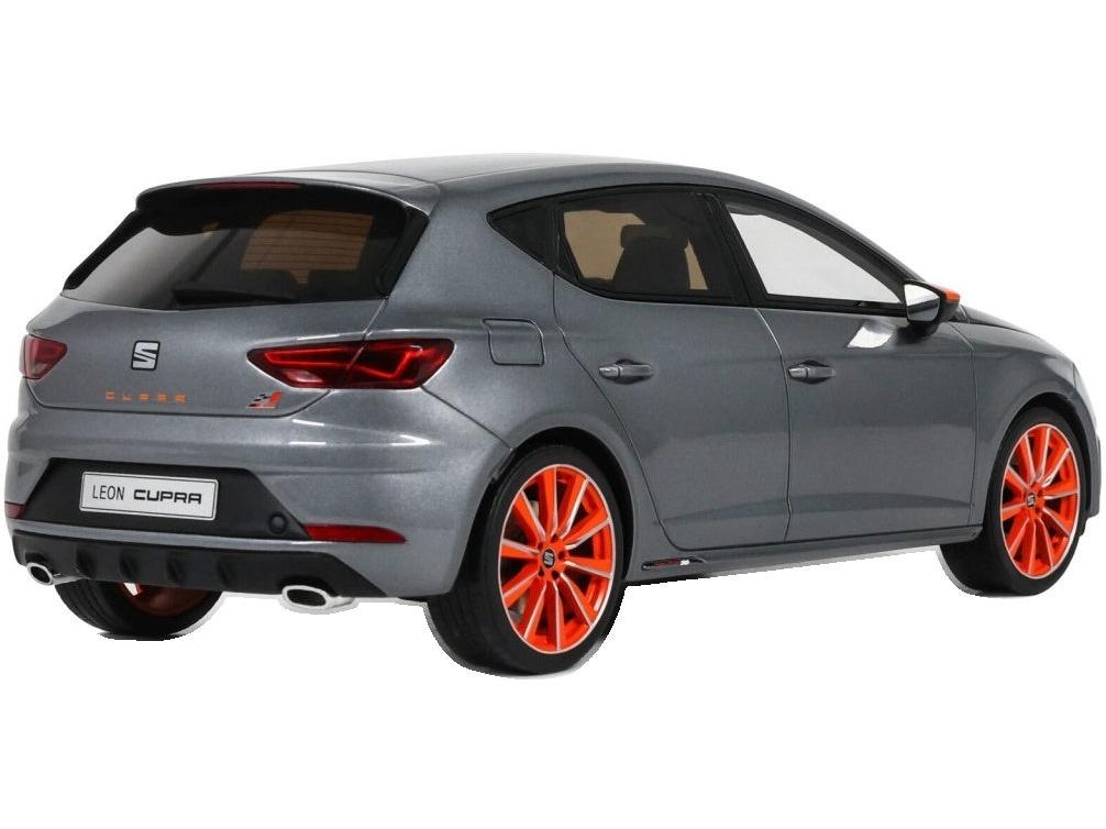Seat Leon Mk3 Cupra Performance Pack Monsoon Grey X7R 2018 1:18 Scale Resin Car – OttOmobile-OttOmobile-Diecast Model Centre