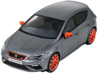 Seat Leon Mk3 Cupra Performance Pack Monsoon Grey X7R 2018 1:18 Scale Resin Car – OttOmobile-OttOmobile-Diecast Model Centre