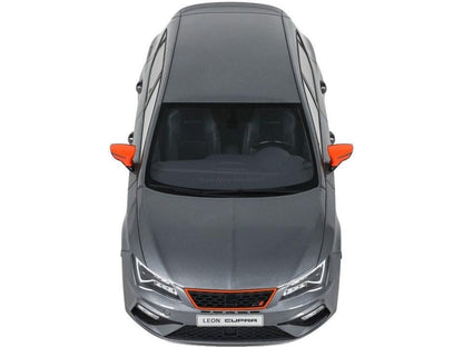 Seat Leon Mk3 Cupra Performance Pack Monsoon Grey X7R 2018 1:18 Scale Resin Car – OttOmobile-OttOmobile-Diecast Model Centre
