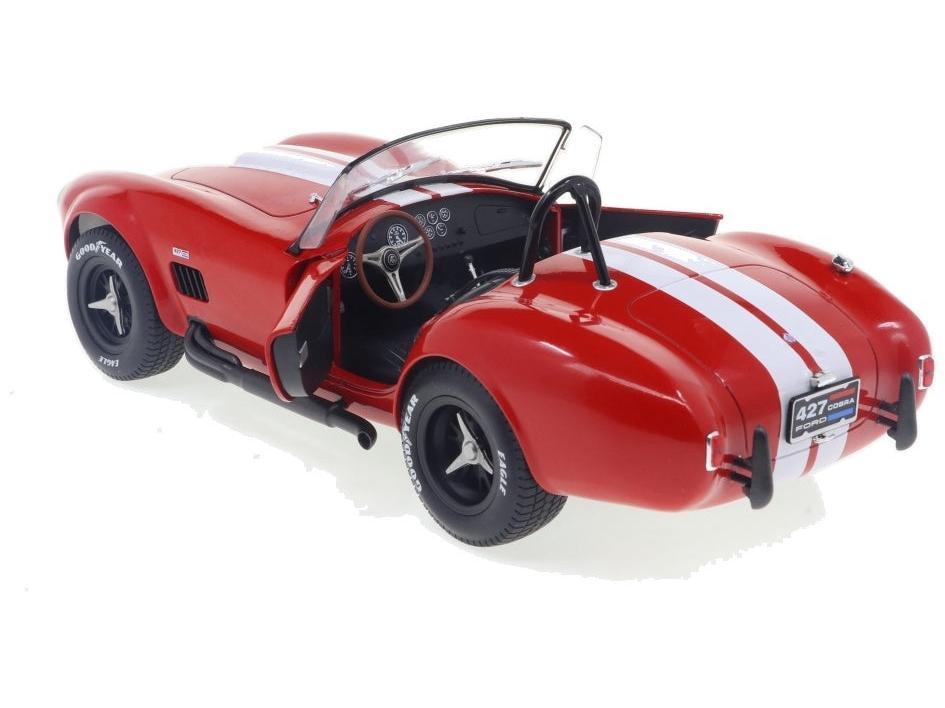 Shelby Cobra 427 S/C Red 1965 1:18 Scale Diecast Model Car – Solido-Solido-Diecast Model Centre