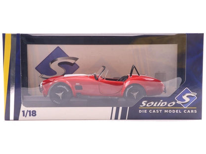Shelby Cobra 427 S/C Red 1965 1:18 Scale Diecast Model Car – Solido-Solido-Diecast Model Centre