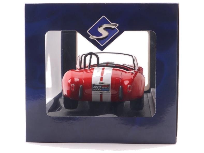 Shelby Cobra 427 S/C Red 1965 1:18 Scale Diecast Model Car – Solido-Solido-Diecast Model Centre