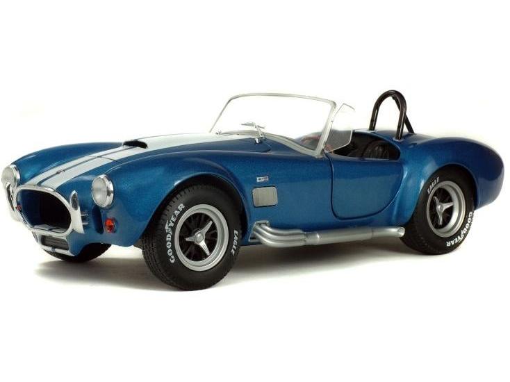 Shelby Cobra 427S/C 1965 Metallic Blue 1:18 Scale Solido Diecast Model-Solido-Diecast Model Centre
