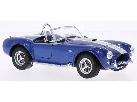Shelby Cobra 427SC Blue 1:24 Scale Welly Diecast Model-Welly-Diecast Model Centre