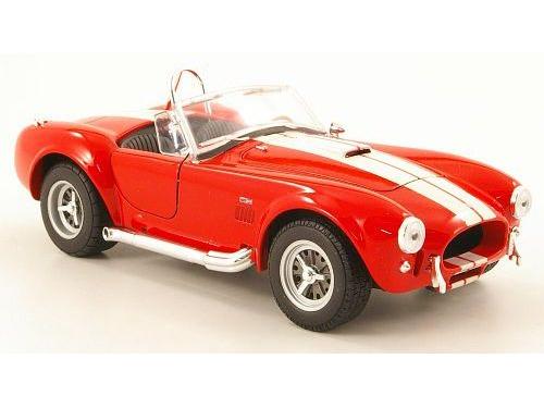 Shelby Cobra 427Sc Red 1:24 Scale Welly Diecast Model-Welly-Diecast Model Centre