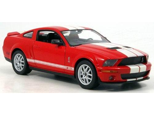 Shelby Cobra GT500 2007 Red 1:24 Scale Welly Diecast Model-Welly-Diecast Model Centre