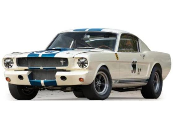 Shelby GT350R Beige/Blue 1965 1:43 Scale IXO Diecast Model Car-IXO-Diecast Model Centre