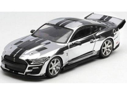 Shelby GT500 Dragon Snake Concept Chrome Silver (LHD) 1:64 Scale Diecast Model Car – MINI GT-MINI GT-Diecast Model Centre